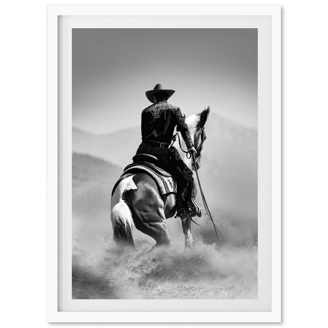 Cowboy Western Print, Southwest Desert Art Print - Image 3