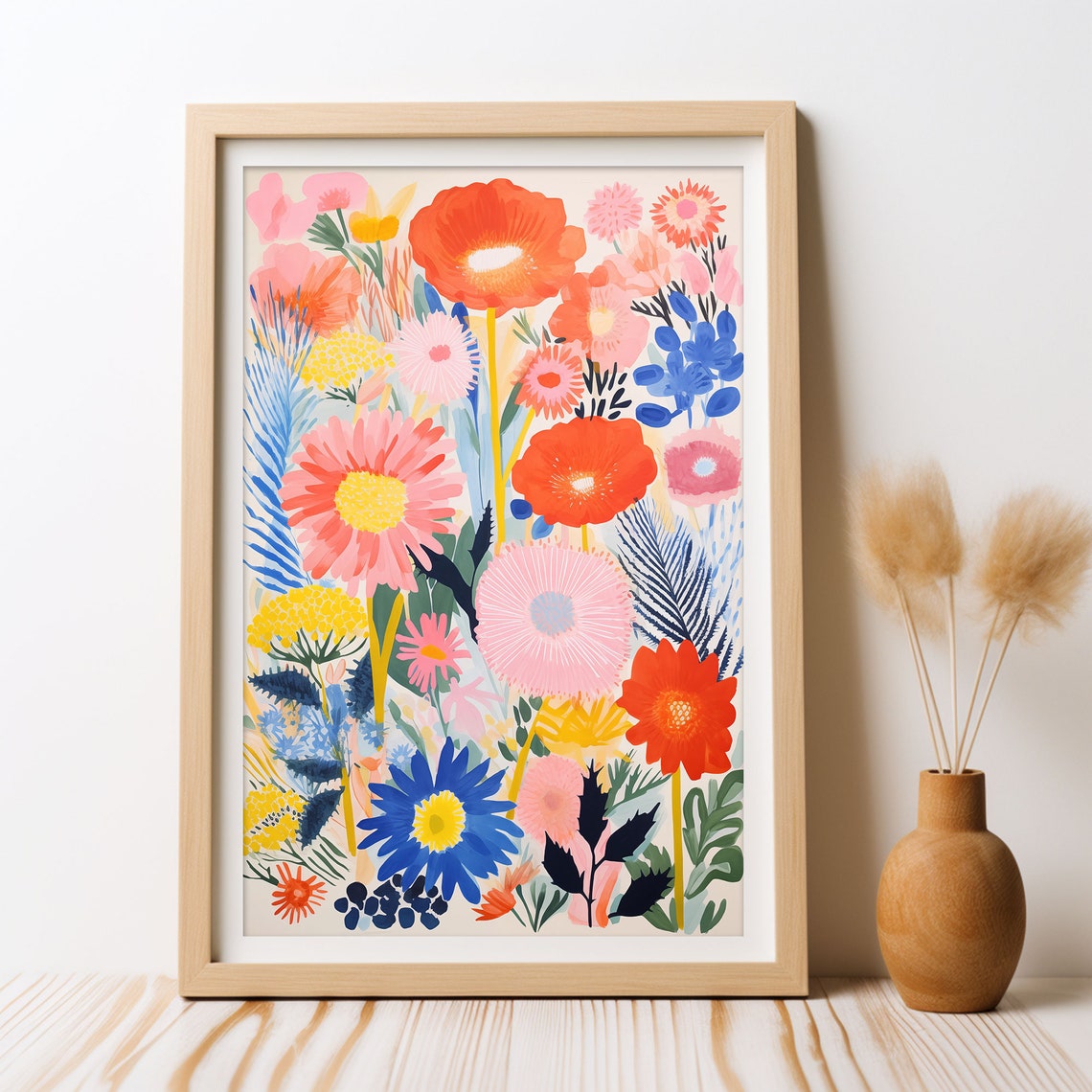 Floral Coastal Australian Bloom, Abstract Floral Art