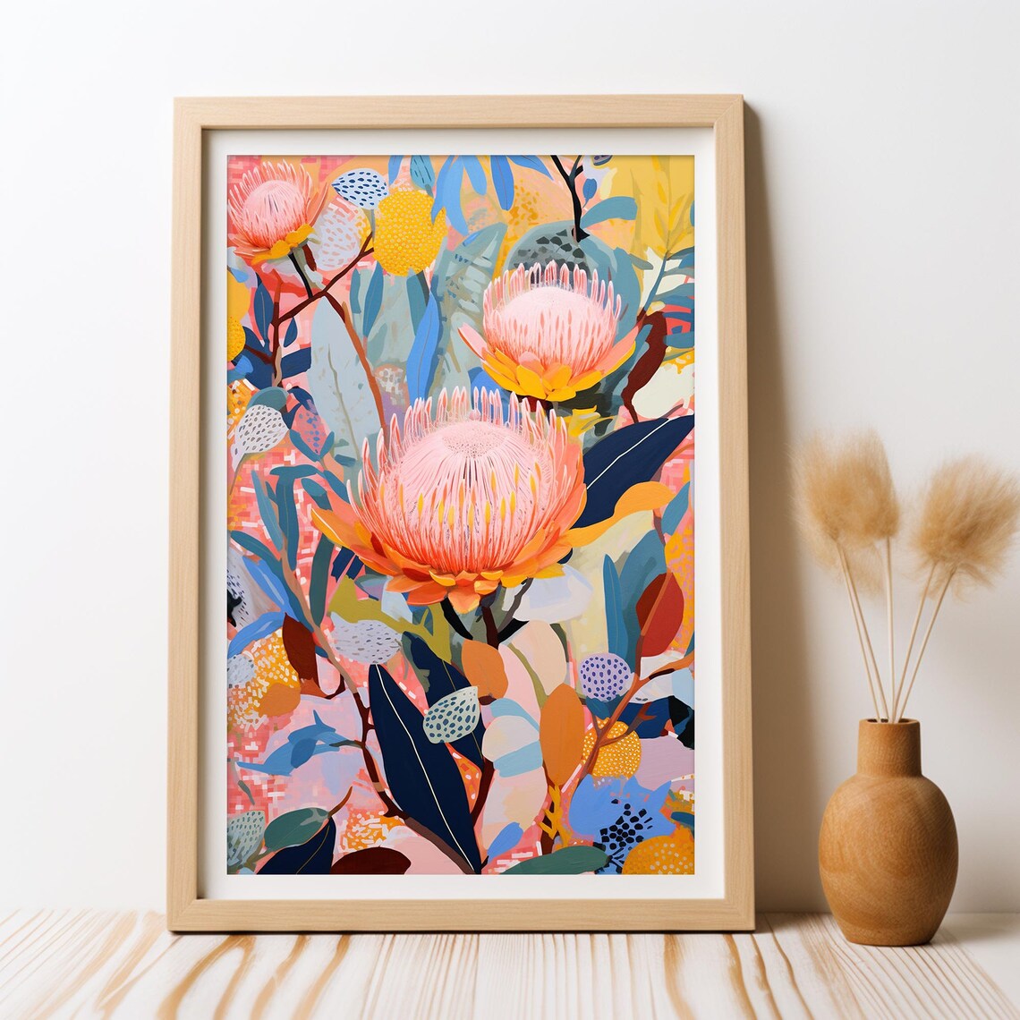 Australian Banksia - Native Flower Art