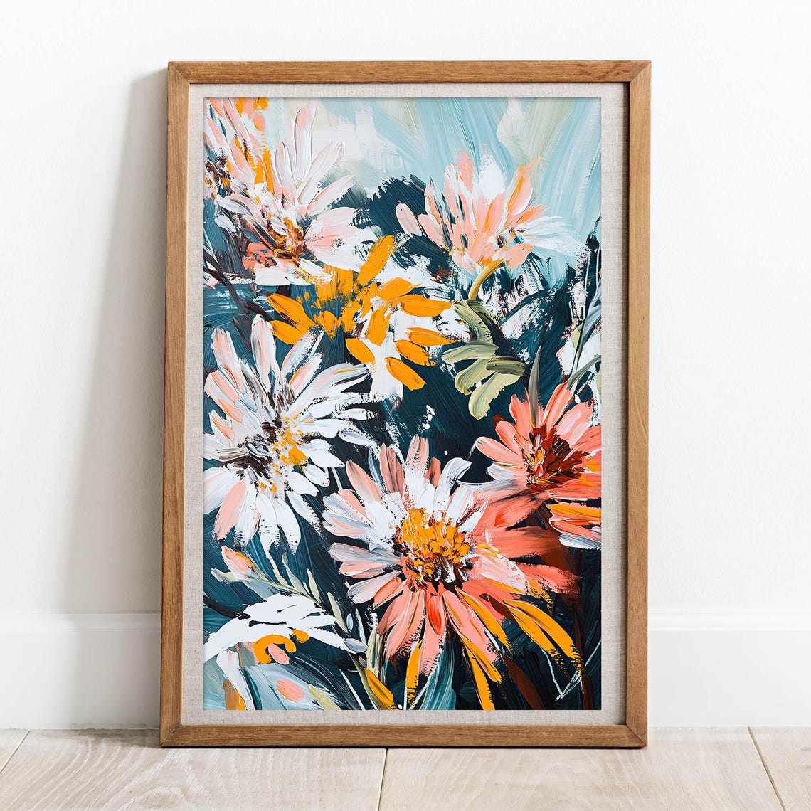 Matisse Floral Wall Art, Australian Bush Daisy Dance