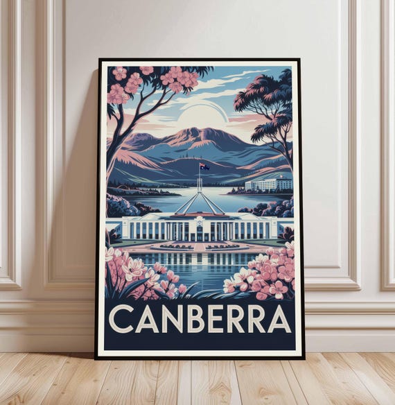 Canberra Print Poster Wall Art Artwork Photo Decor Australia