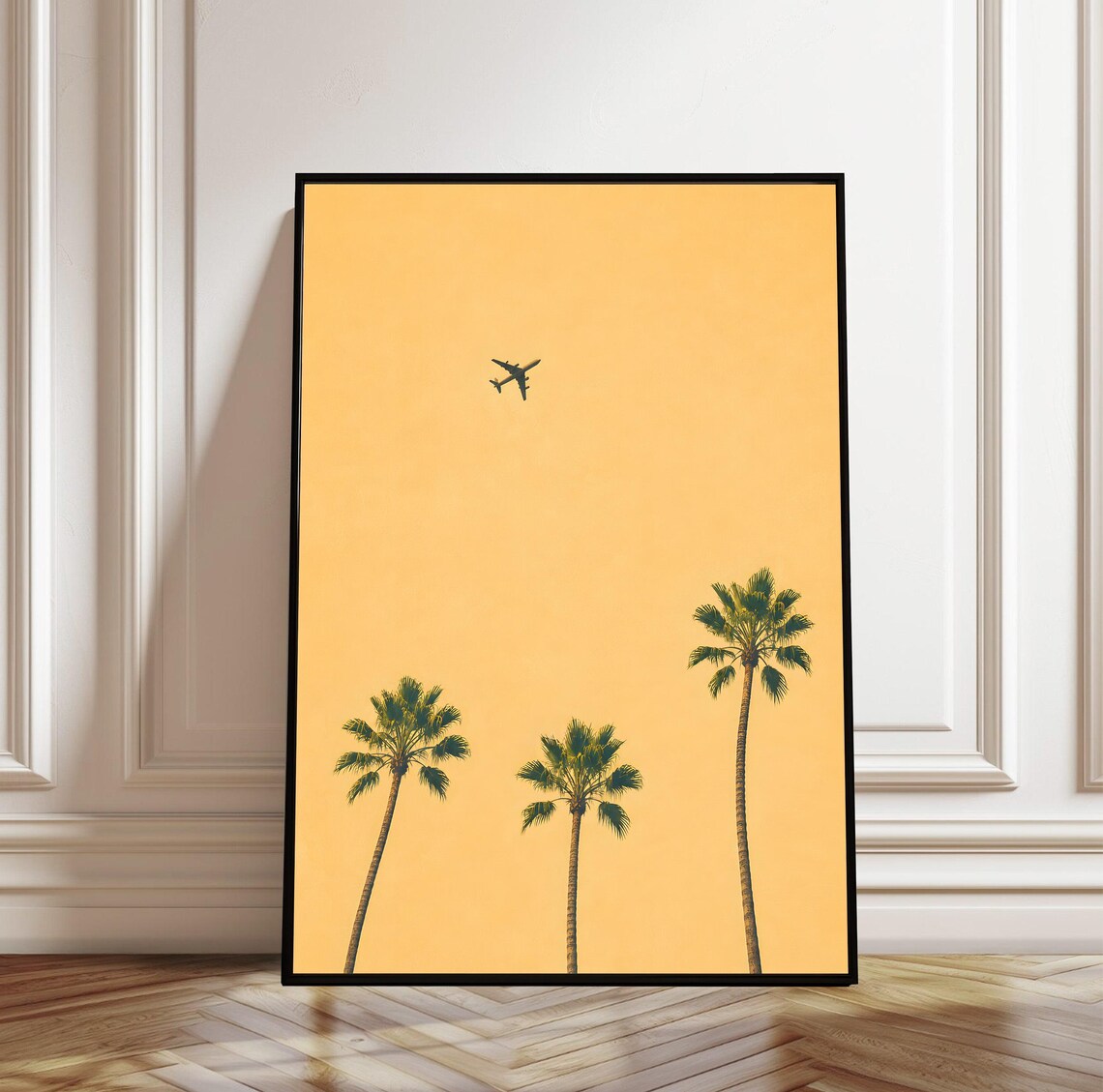 Minimalist Palm Tree Art Print, Tropical Decor