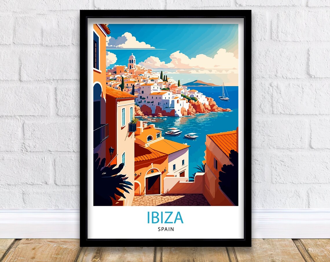 Ibiza Spain Travel Gift For Lovers Poster