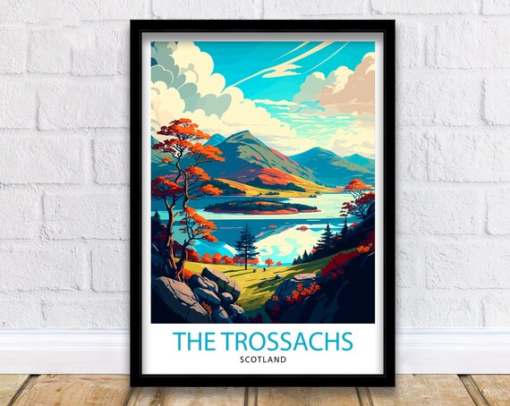 Trossachs Home Decor Travel Poster