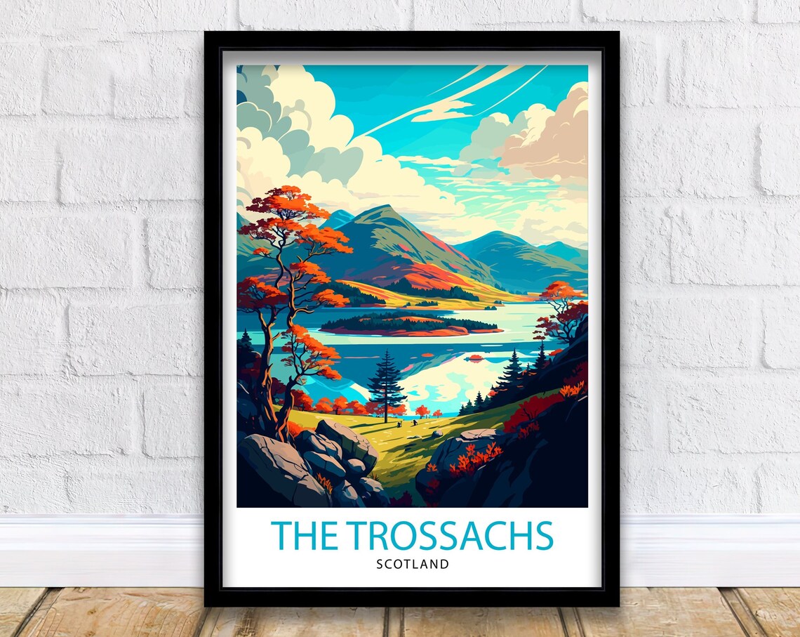 Trossachs Home Decor Travel Poster