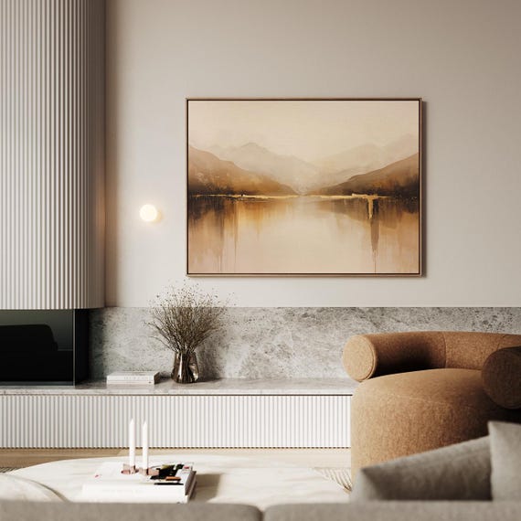 Peaceful Mountain Reflections Artwork Wall Art