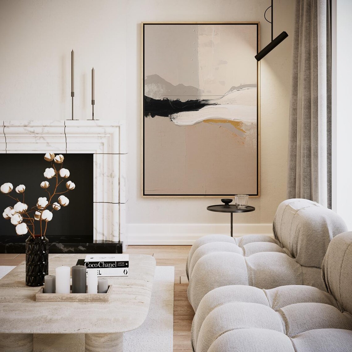 Earthy Abstract Artwork Wall Art