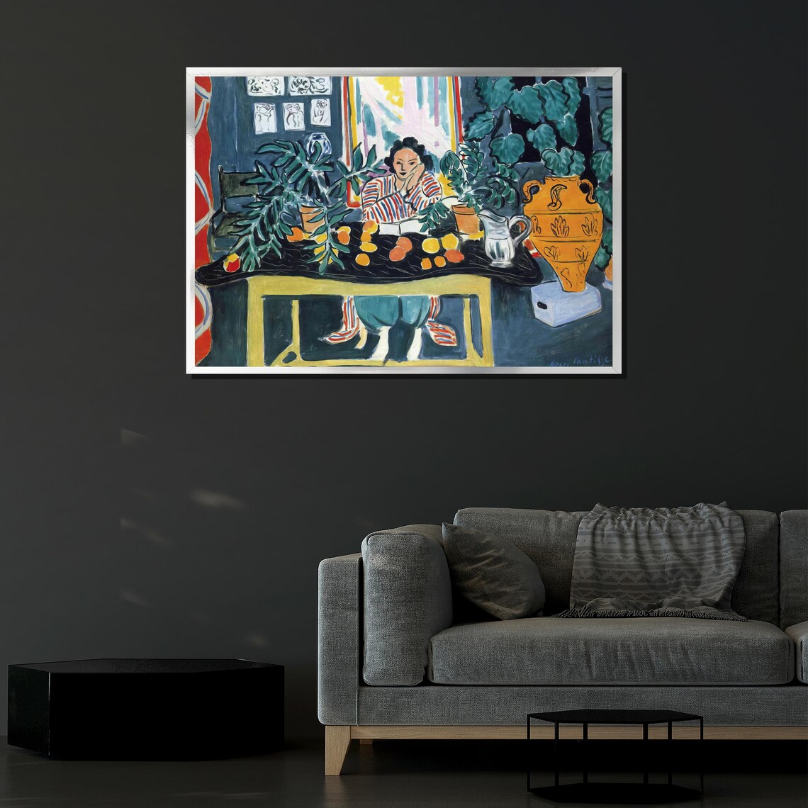 Henri Matisse Woman Reading Fauvist Colorful Interior Art Poster - Image 4