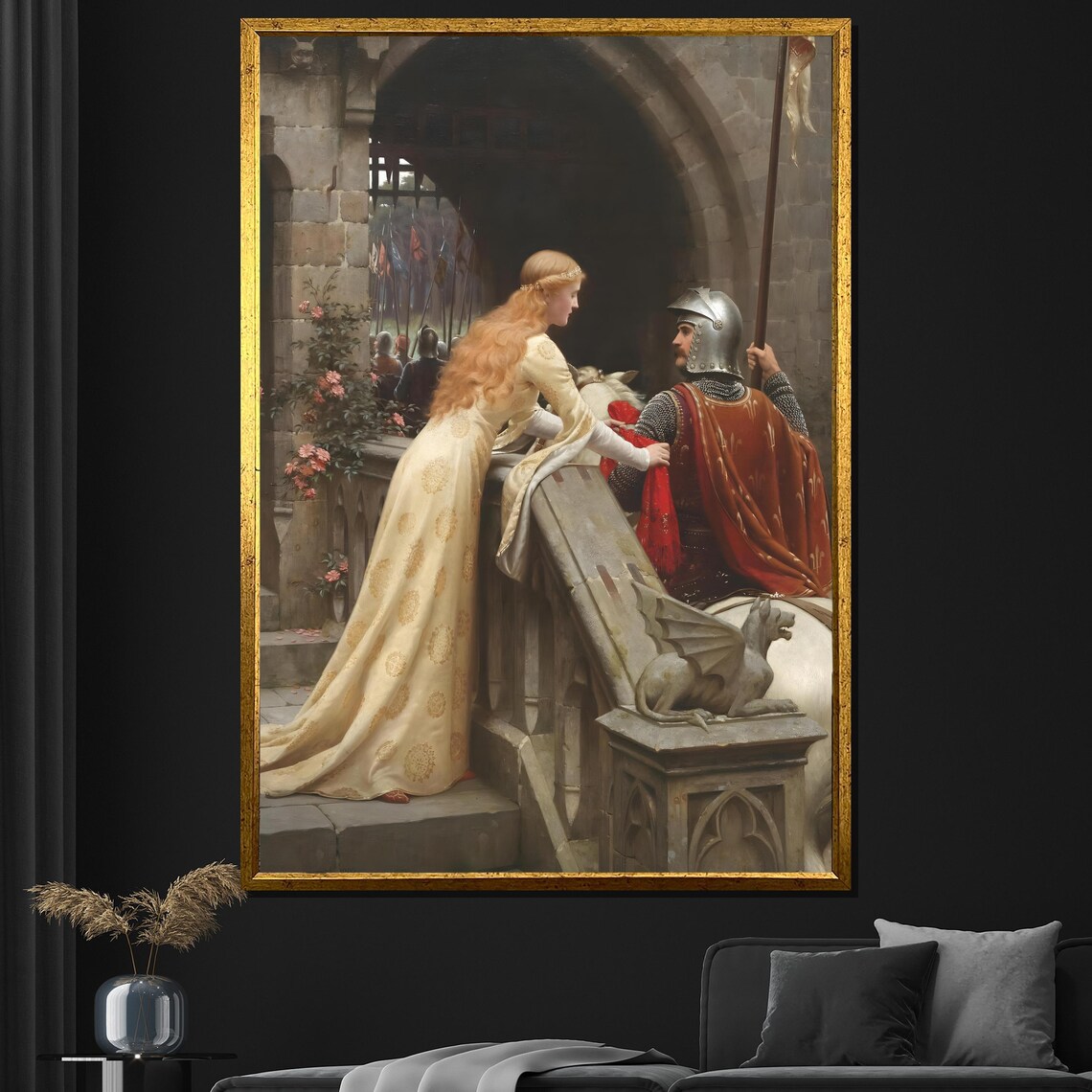 Godspeed by Edmund Blair Leighton Poster Print
