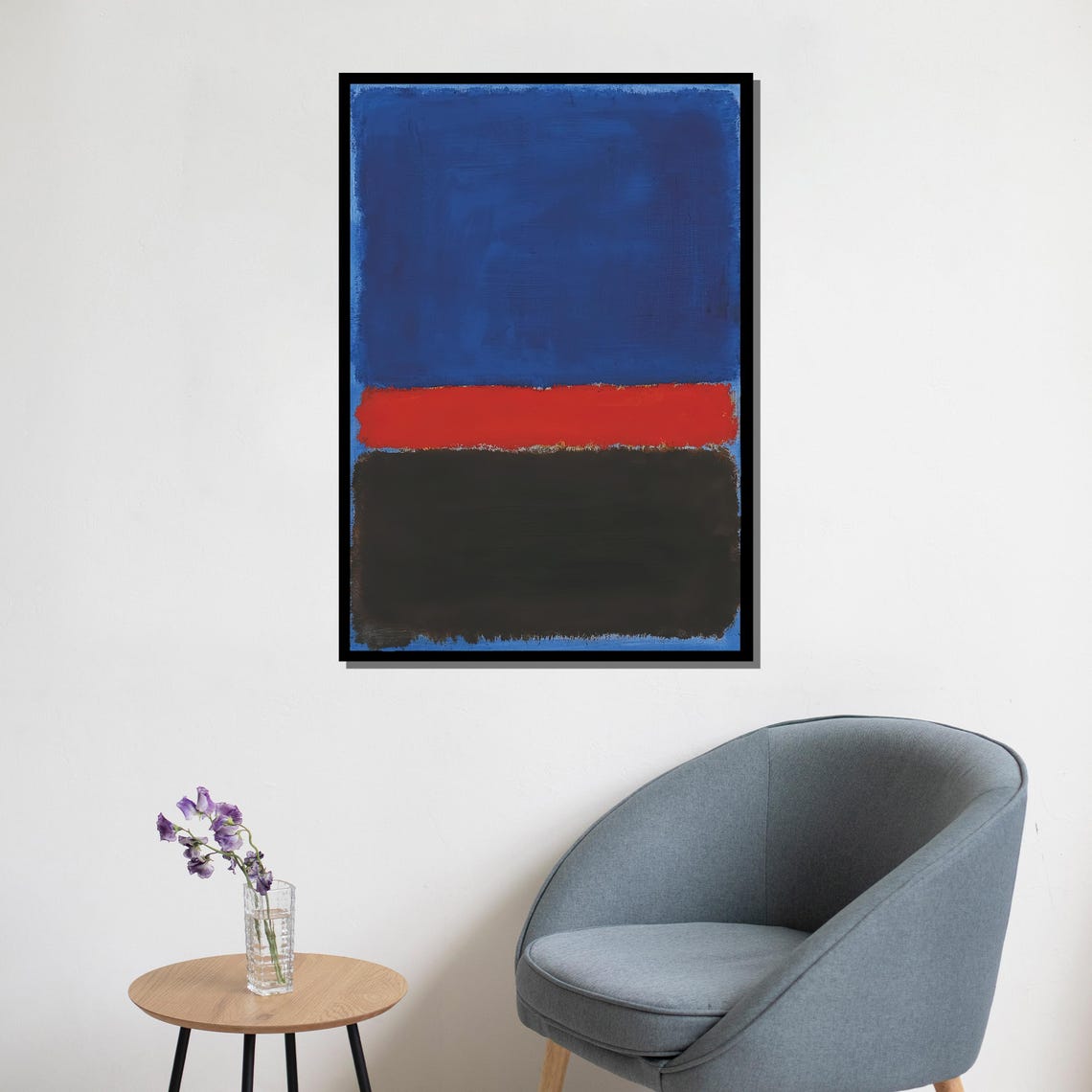 Mark Rothko Painting Bold Abstract Art For Modern Home Decor Mid Century Gift Large Wall Artwork - Image 5