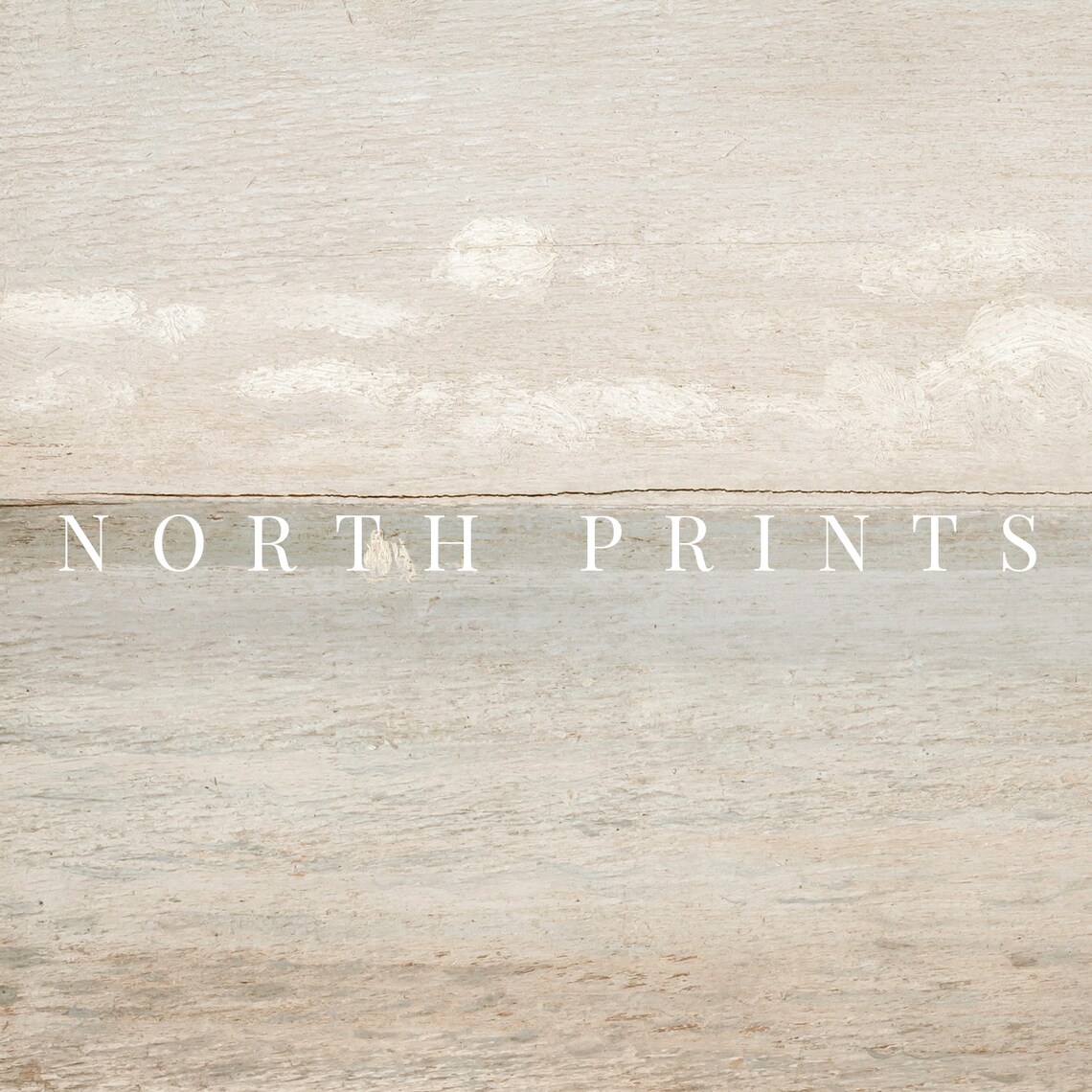 Vintage Coastal Wall Art, Muted Seascape Painting - Image 3