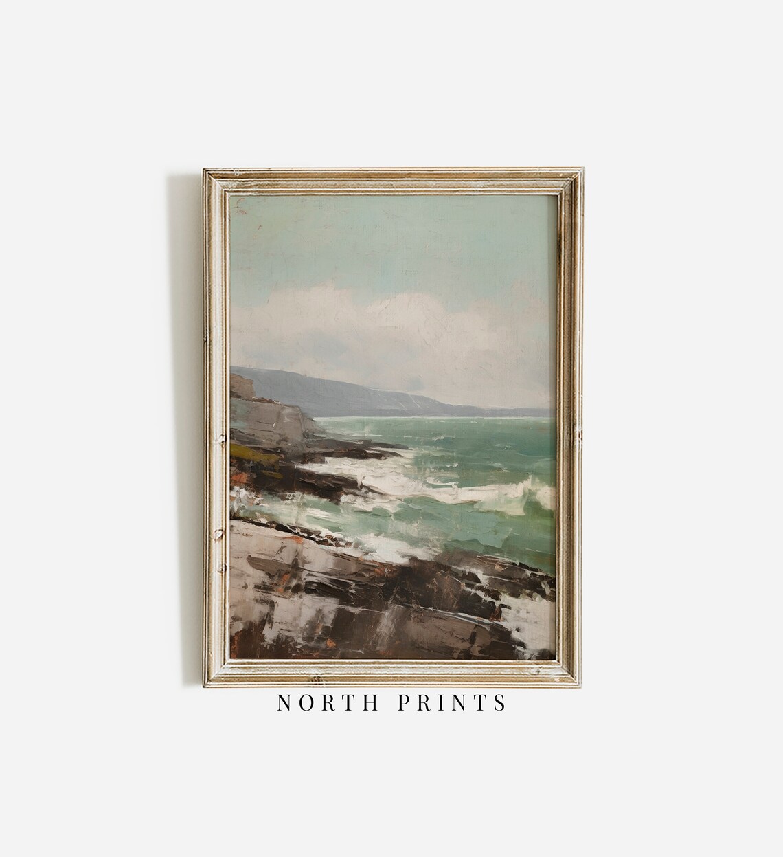 Rustic Coastal Seaside Wall Art, Fine Art North - Image 2