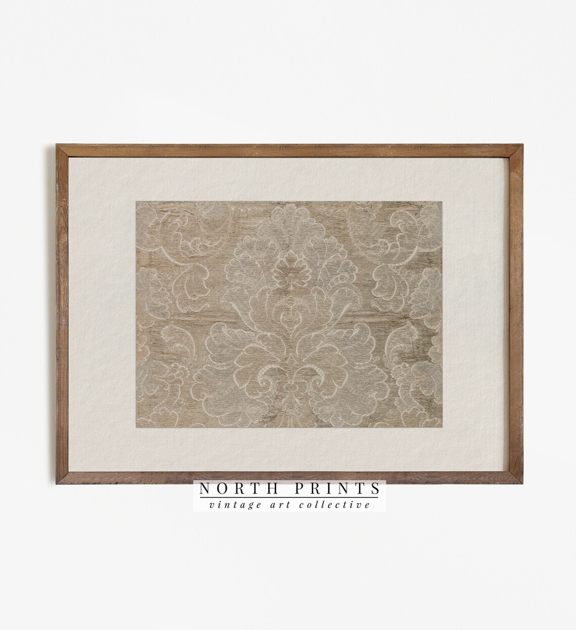 Tapestry Art Print, Vintage Neutral Farmhouse