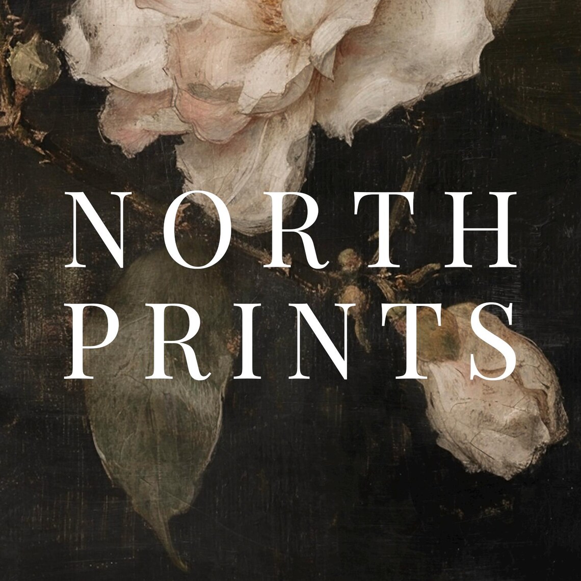 Moody Floral Gardenia Art Print, Dark Academia - Image 4