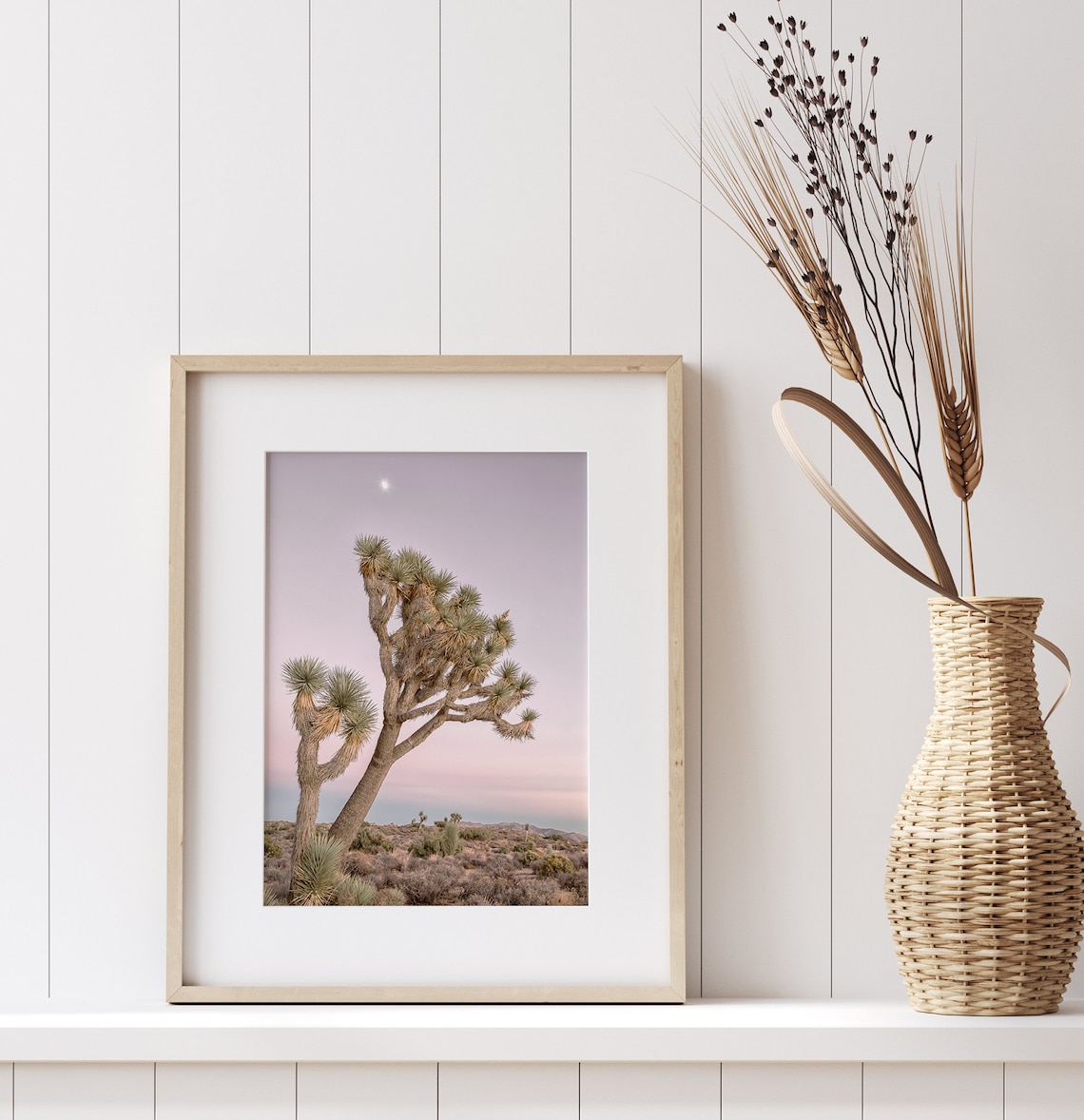 Joshua Tree Pink Sky Sunset, California Travel Poster - Image 3
