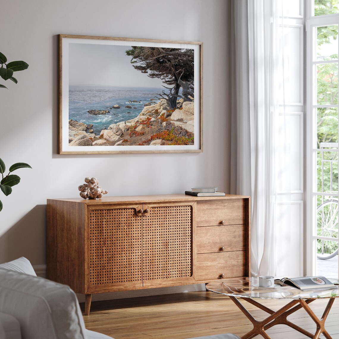 California Ocean Tree, Monterey Coastal Art Print - Image 3