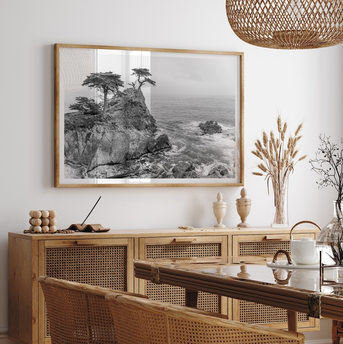 Lone Cypress California Coastal Travel Poster - Image 5