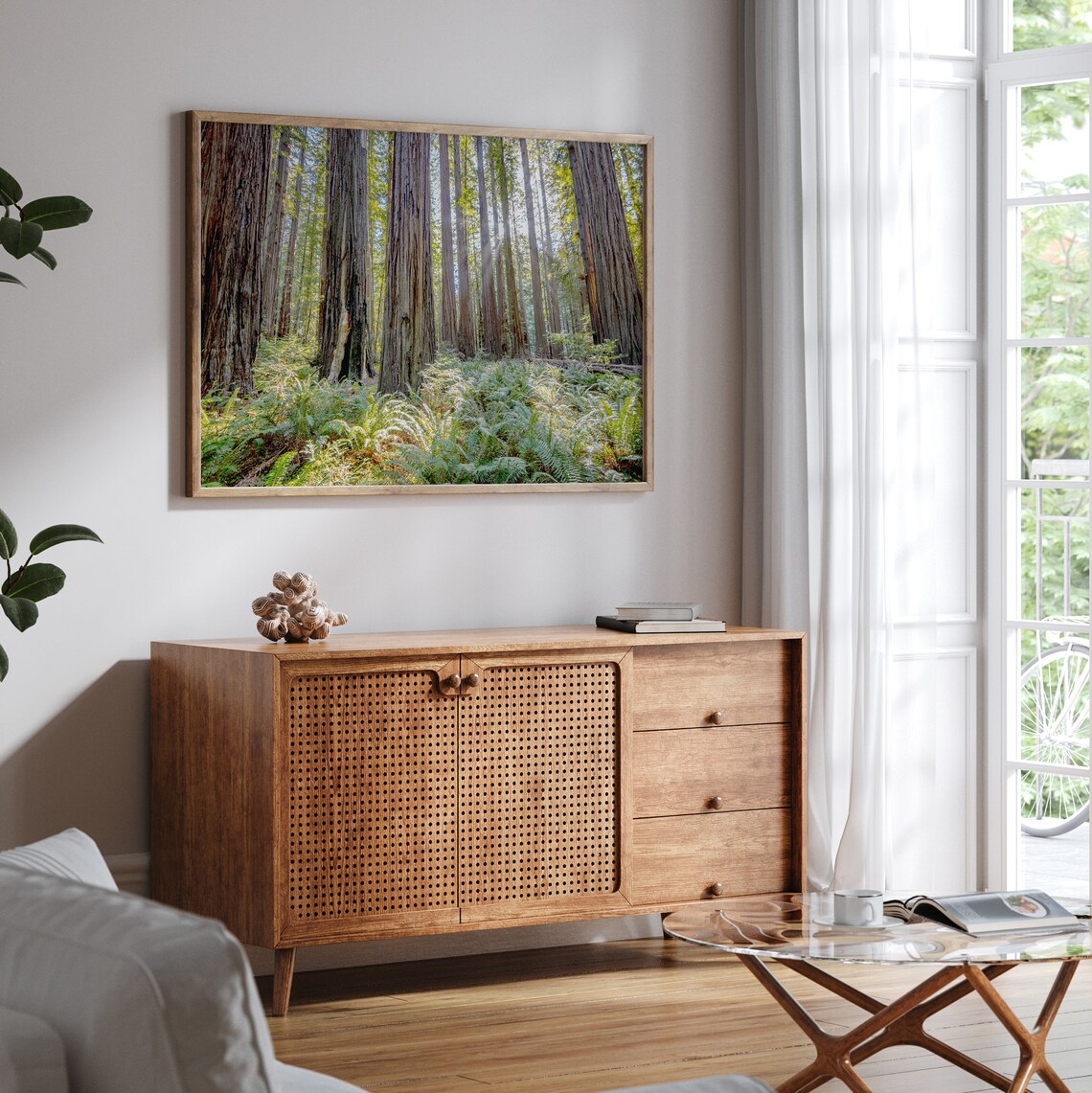 California Forest Photography Art Print, Trees and Woods - Image 4