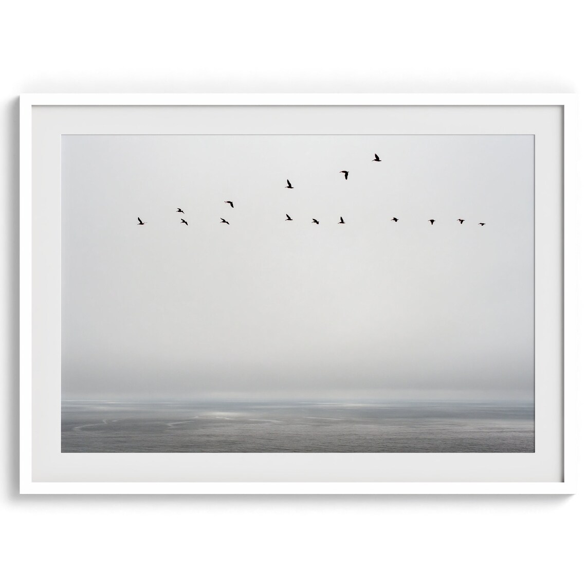 Minimalist Ocean Bird Photography Print, Pacific Northwest - Image 4