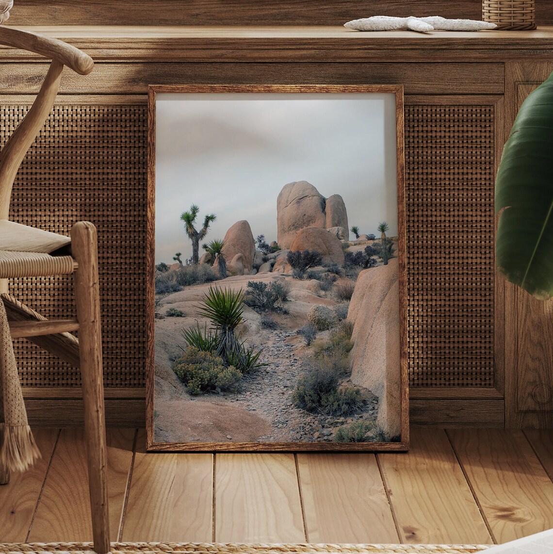 Joshua Tree Park Desert Art Print, California - Image 3