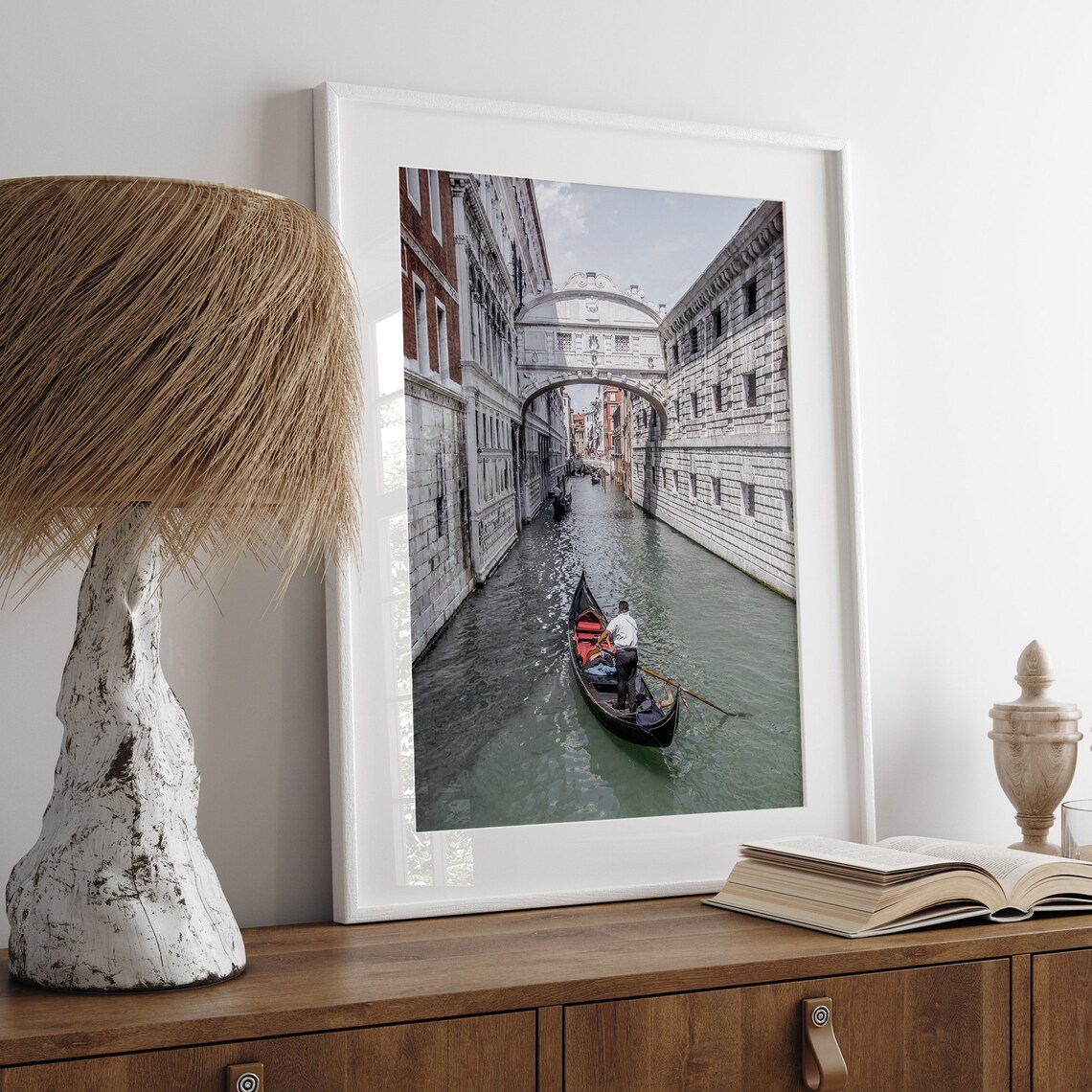 Venice Italy Bridge of Sighs Gondola Canal Photography Travel Poster - Image 2