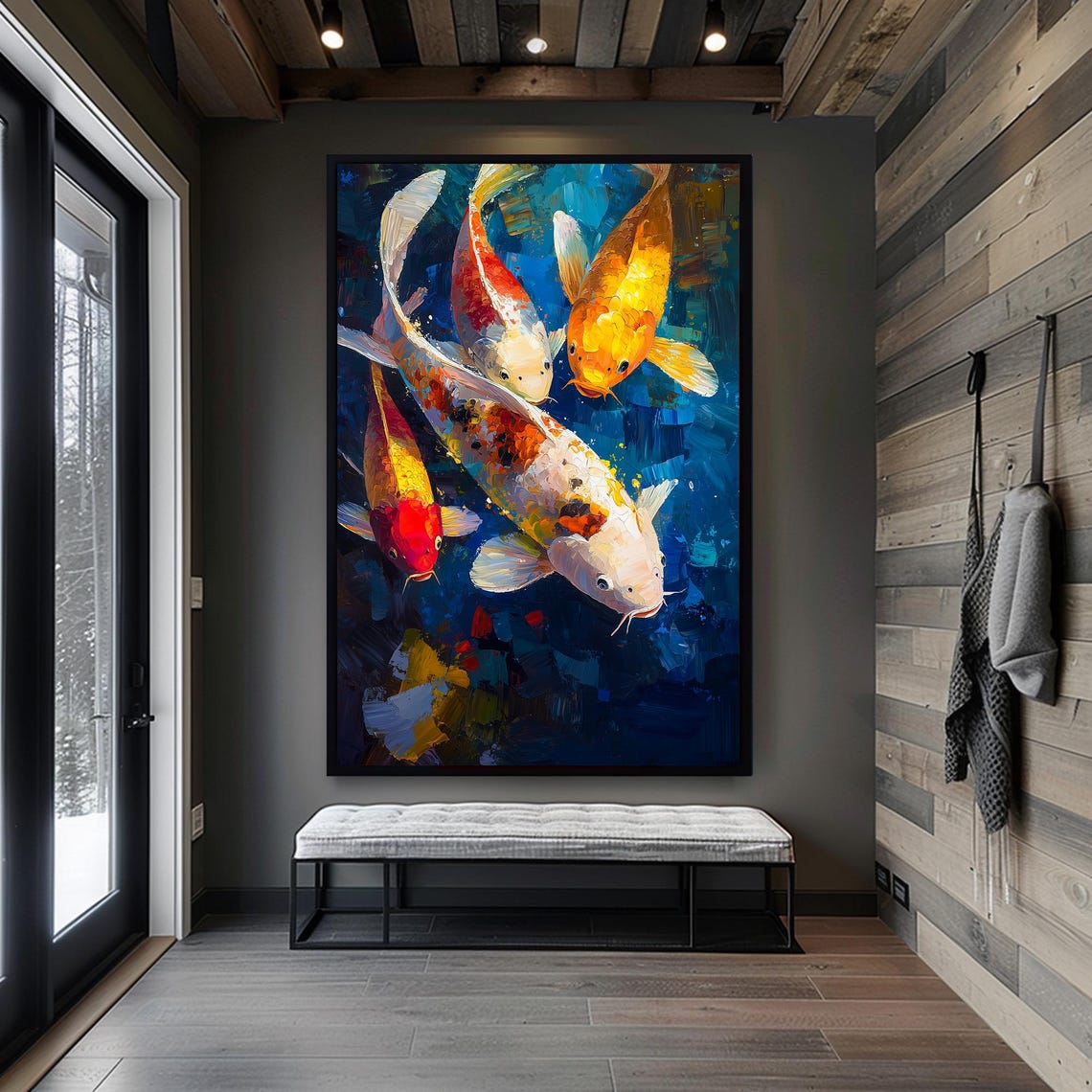 Print Wall Art Home Decor Fish Decor Office Decor Framed Artwork Large Print Fisher Decor Fish Print Fish Poster - Image 4