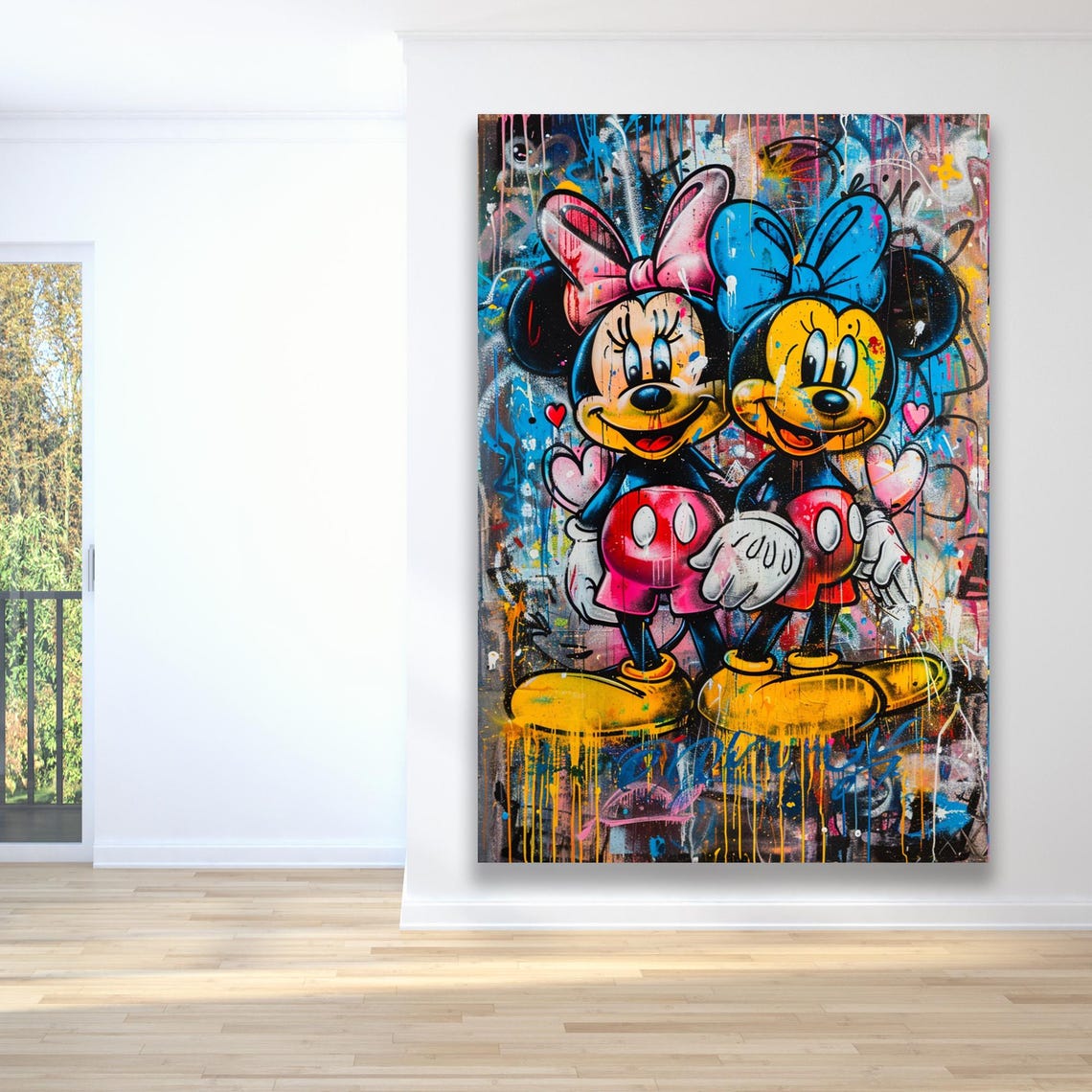 Graffiti Art Wall Art Framed Art Home Decor Dynamic Urban Graffiti Wall Decor Vibrant And Bold Framed Art Modern Art - Image 6
