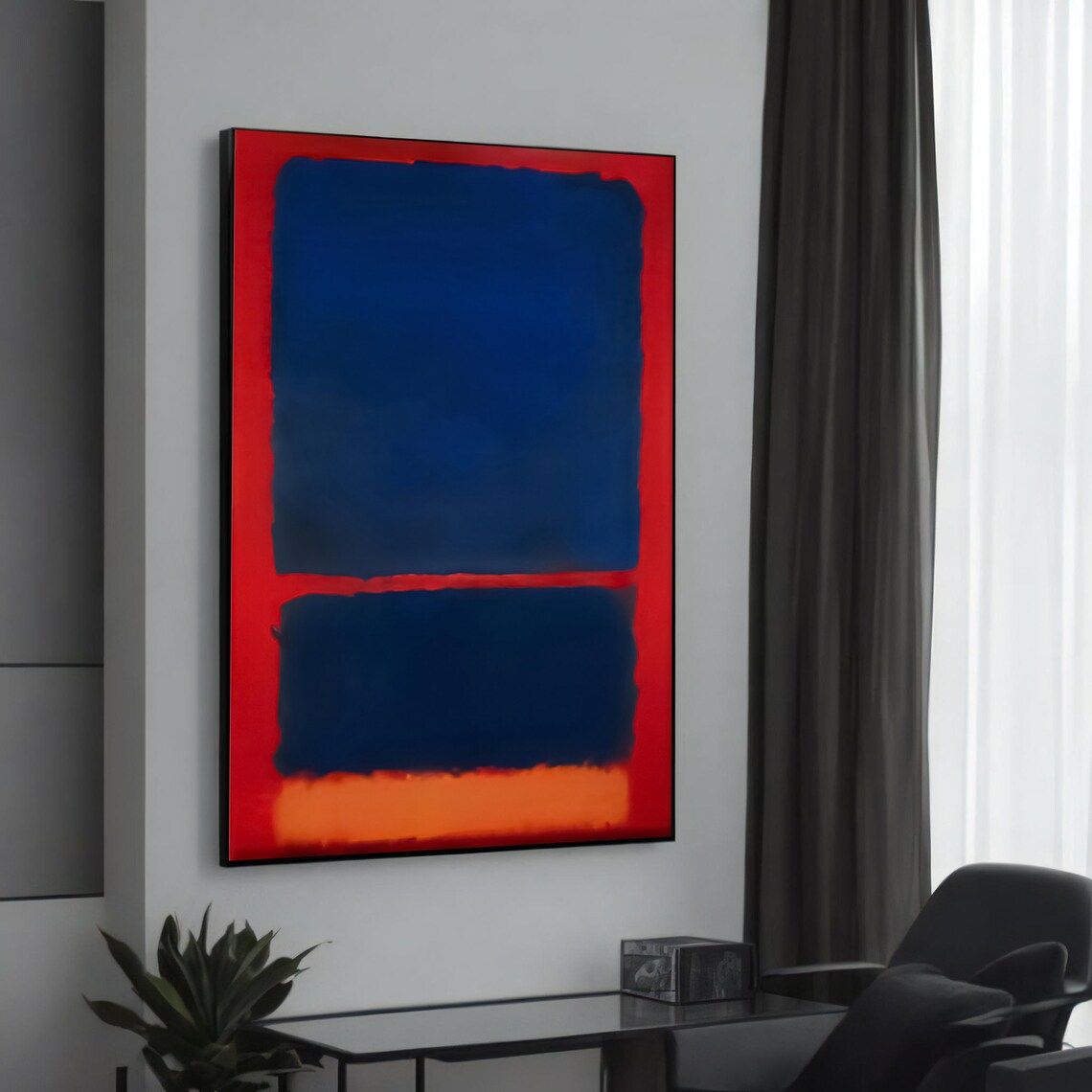 Mark Rothko Abstract Art Print, Modern Decor