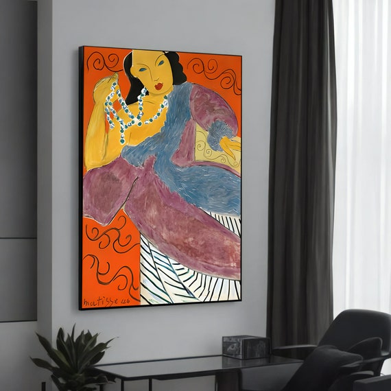 Henri Matisse Woman With Necklace Canvas Painting Iconic Modern Art Ready To Hang For Enthusiasts