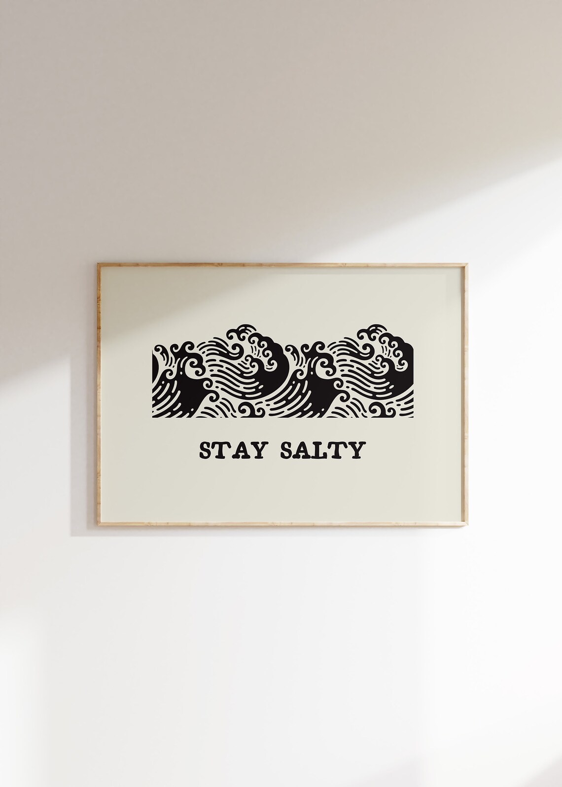 Cute Coastal Vintage Beach House Decor, Ocean Travel Poster - Image 4