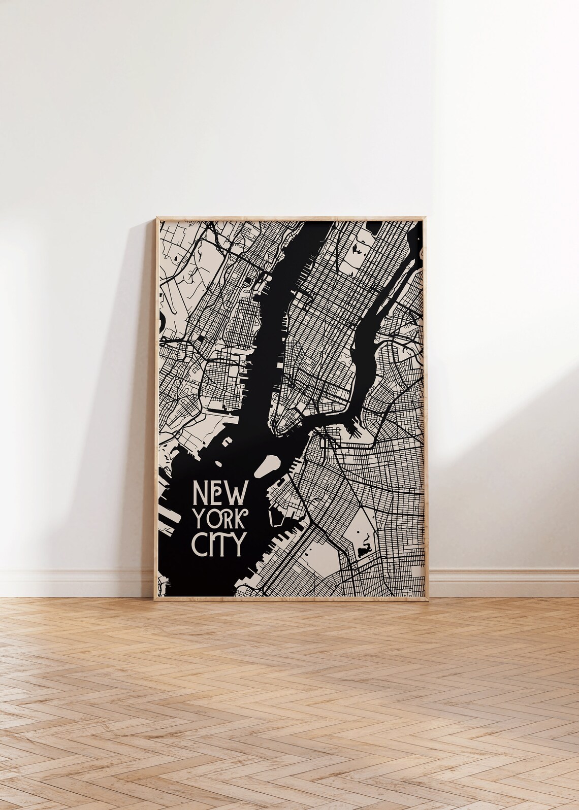 New York City Map Print, Minimalist Travel Poster - Image 3