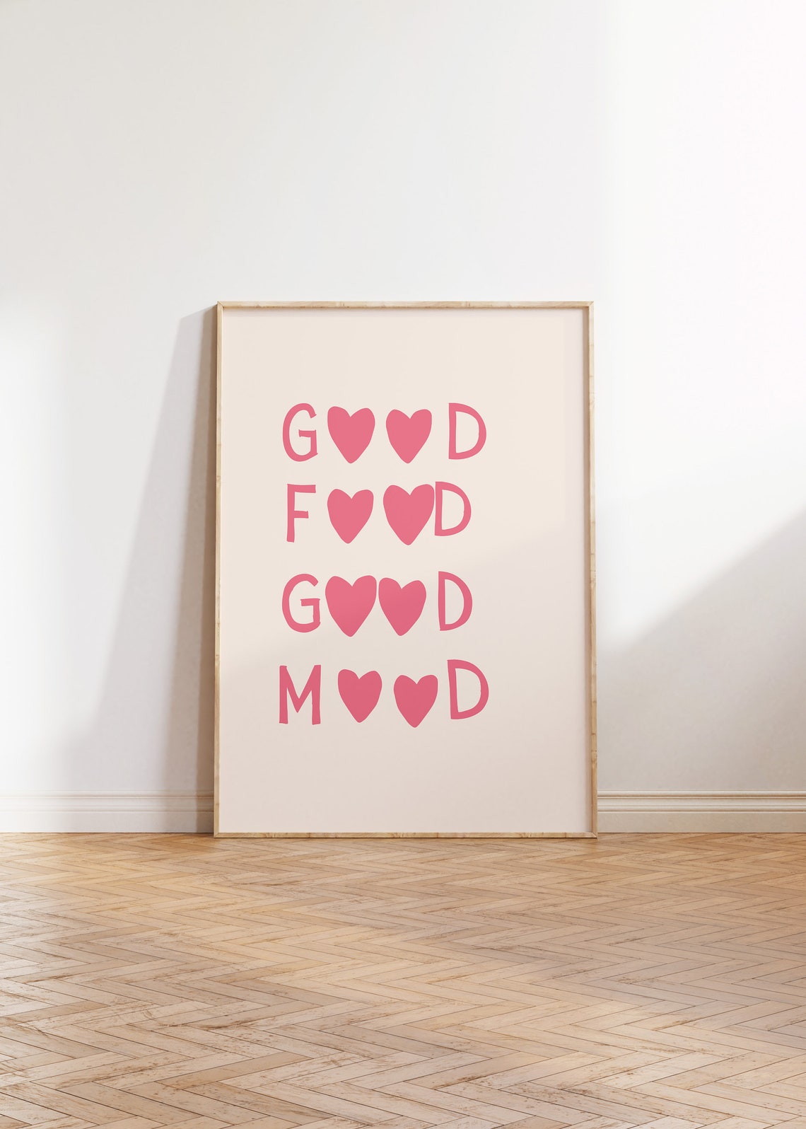 Aesthetic Kitchen Heart Quote Art Print - Image 3