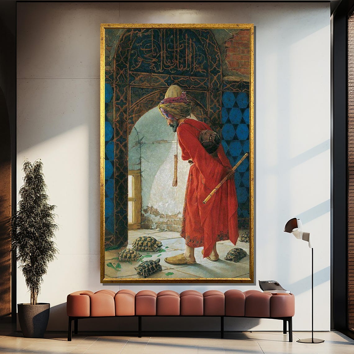 Osman Hamdi Bey The Tortoise Trainer Ottoman Masterpiece Art Poster