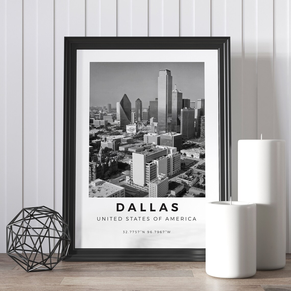 Dallas Print Black And White Dallas Poster Usa Prints Dallas Wall Art Dallas Landscape Dallas Photo Texas Dallas Decor Dallas Art - Image 5