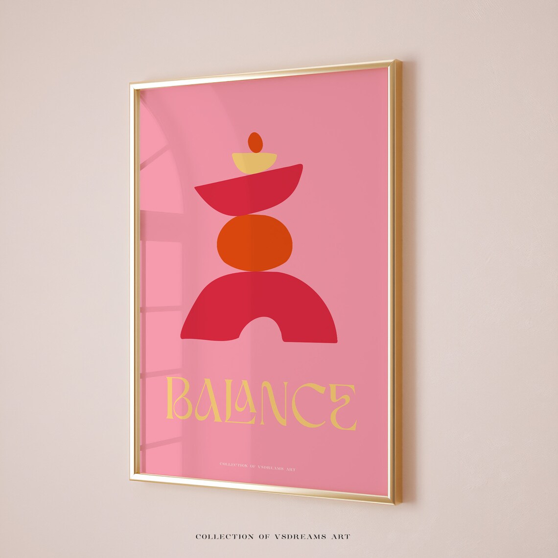 Balancing Stones Positive Affirmation Art Print