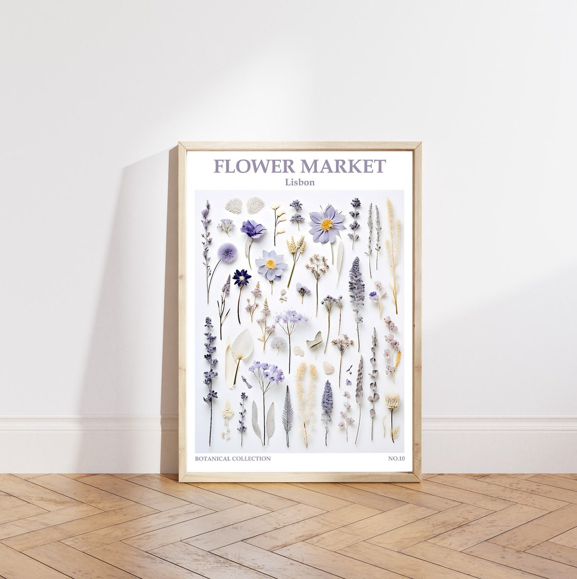 Lisbon Flower Market Art Flower Market Print Wildflowers Pressed Wild Flowers Wall Art Flower Market Print Portugal Travel Art - Image 5