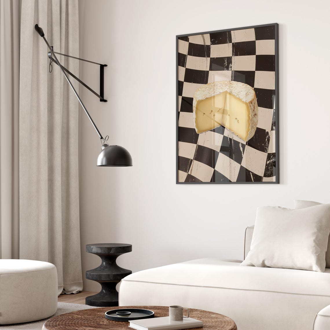 Retro Cheese Kitchen Poster, Food Print - Image 2