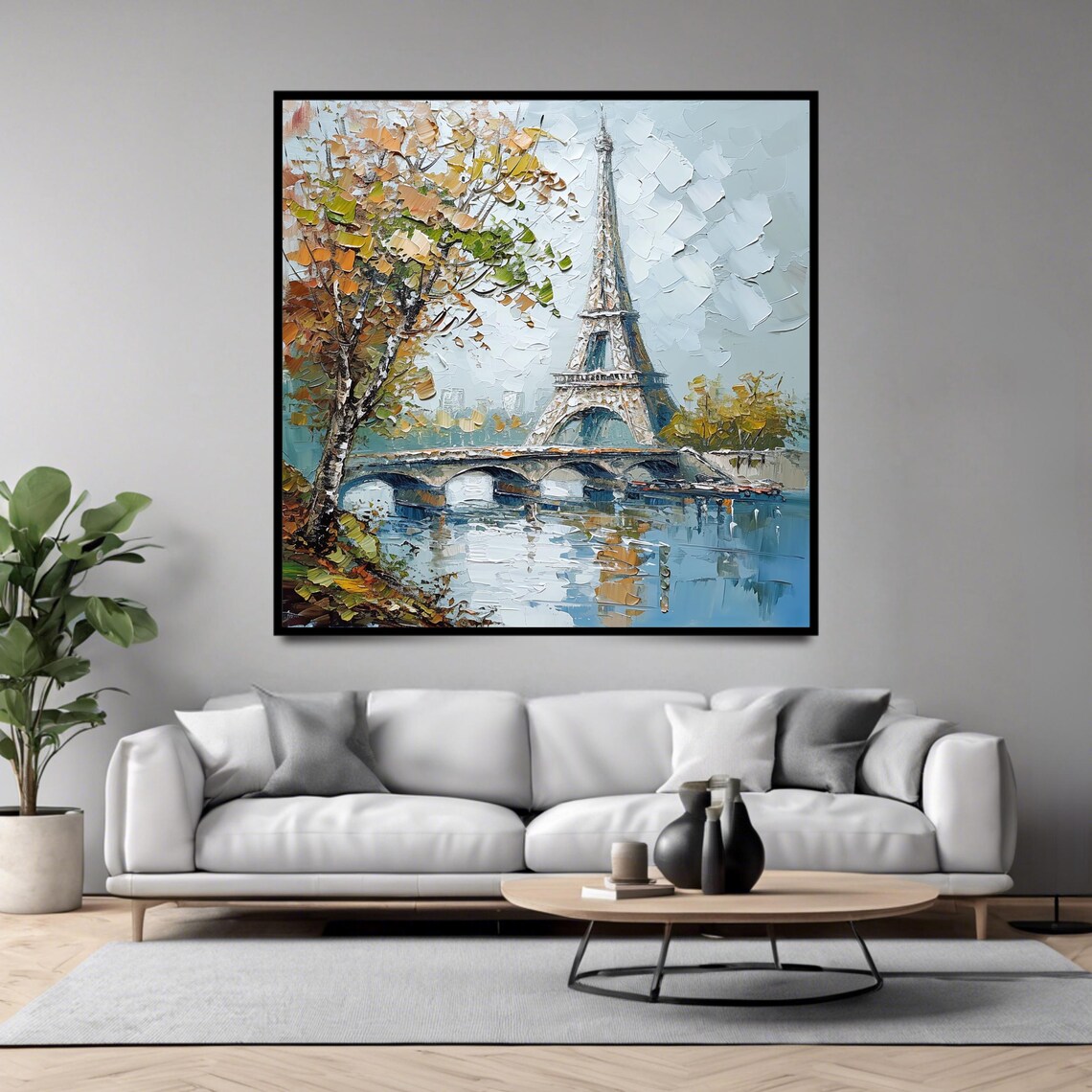 Paris Eiffel Tower Art Print, Cityscape Decor - Image 4