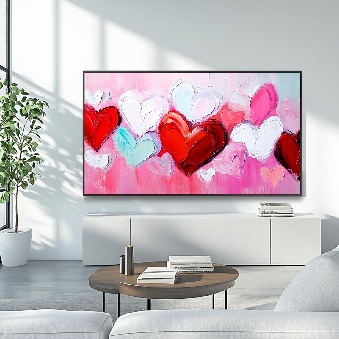 Valentine's Day Heart Art, Romantic Roku Screensaver - Image 4