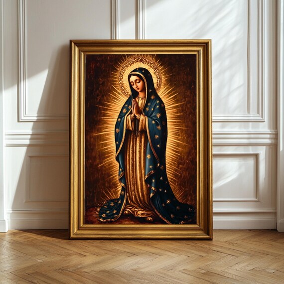 Our Lady Of Guadalupe, Vintage Catholic Decor