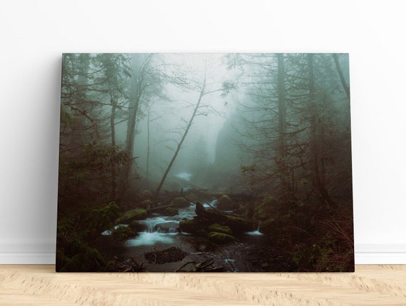 Foggy Forest Print Wall Art Foggy Trees Print Misty Forest Print Print Foggy Forest Wall Art Misty Forest Wall Art Print
