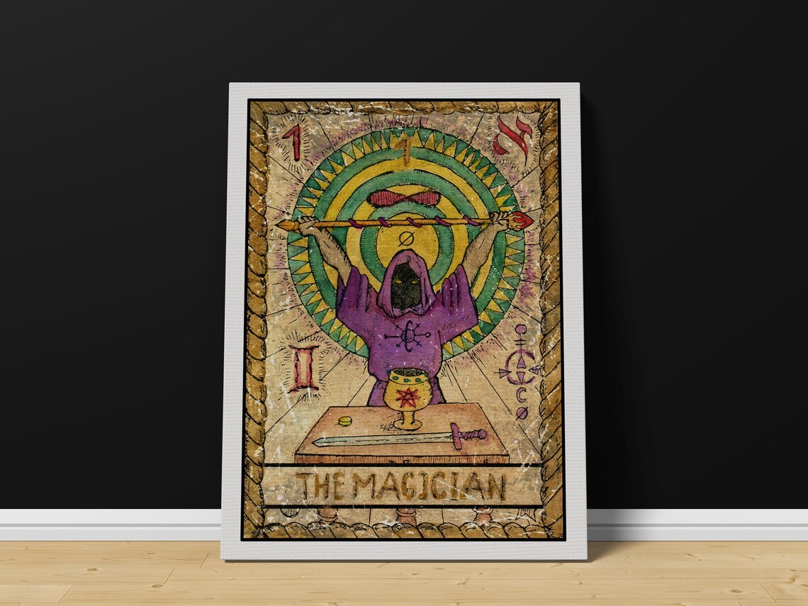 Magician Tarot Card Print Tarot Card Print Tarot Print Tarot Card Magician Tarot Magician Tarot Card Tarot Art Print - Image 2