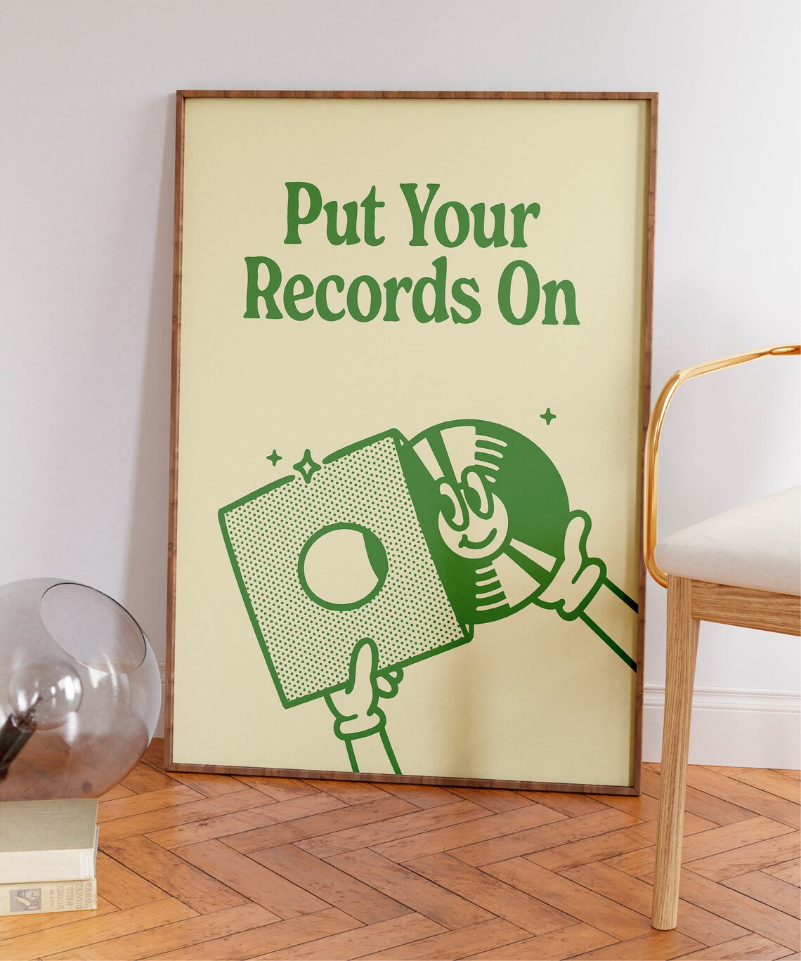 Put Your Records On Retro Music Art Print - Image 5