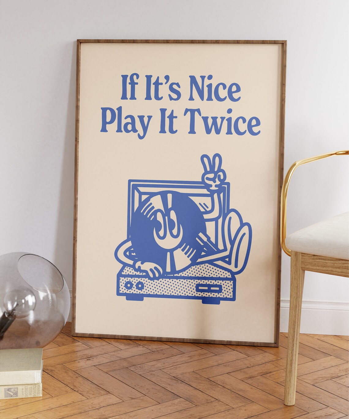 Retro Groovy Turntable Design, Music Art Print - Image 5