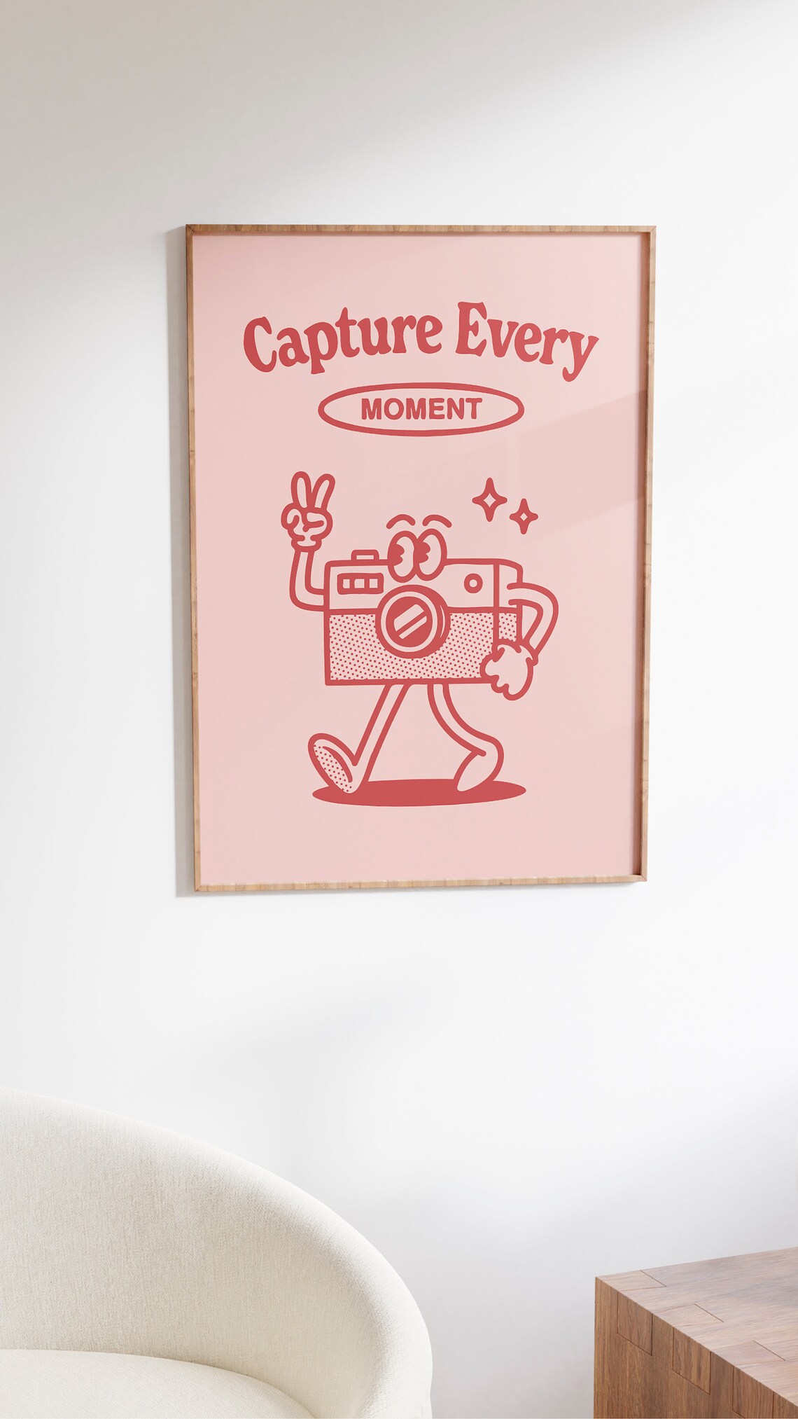 Retro Camera Photography Quote Art Print - Image 2