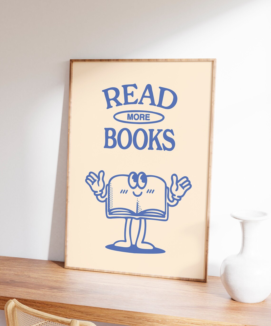 Reading Retro Book Poster, Classroom Wall Art Print - Image 6