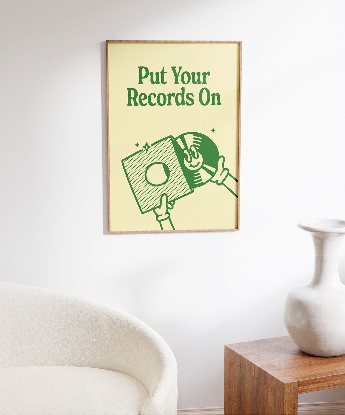 Put Your Records On Retro Music Art Print - Image 6