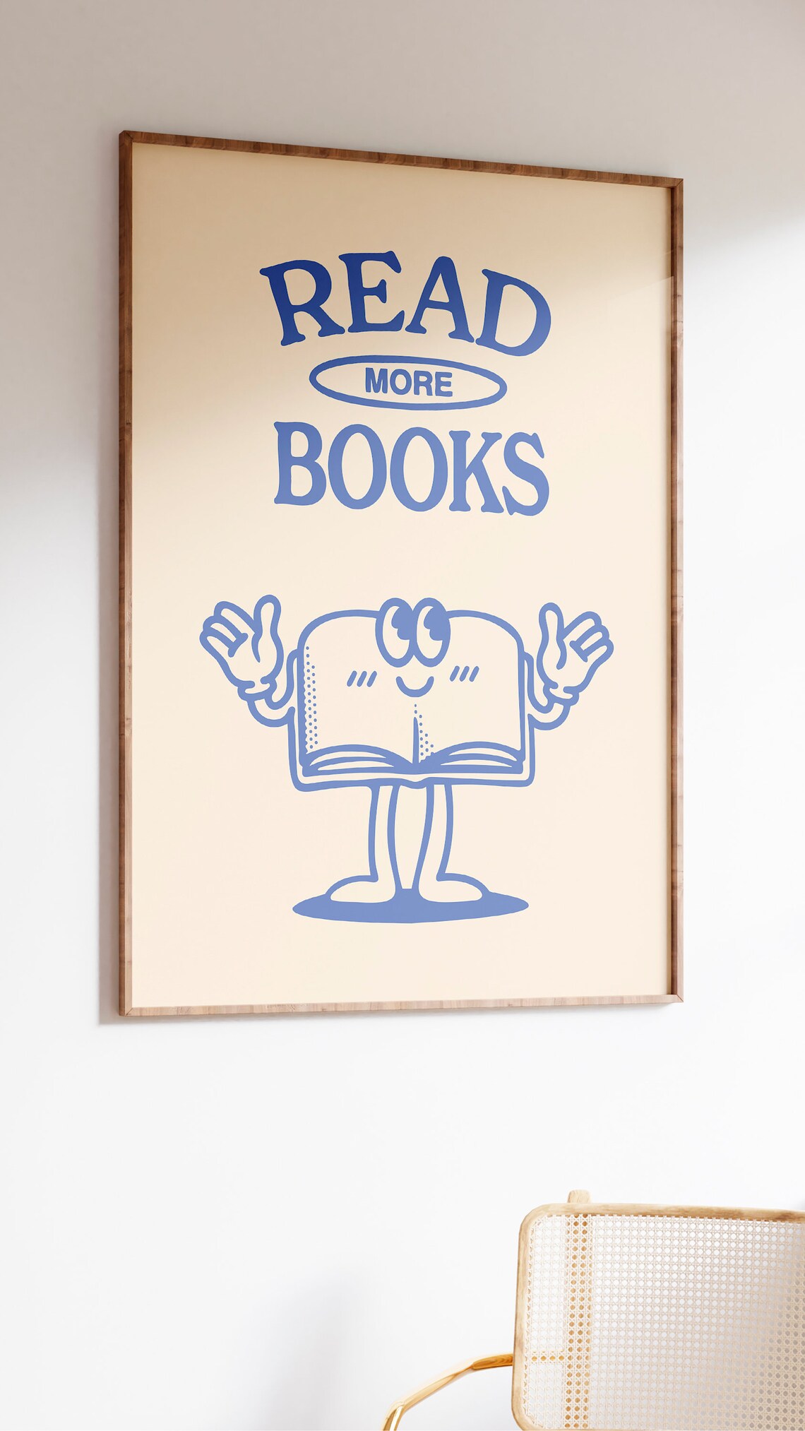 Reading Retro Book Poster, Classroom Wall Art Print - Image 2