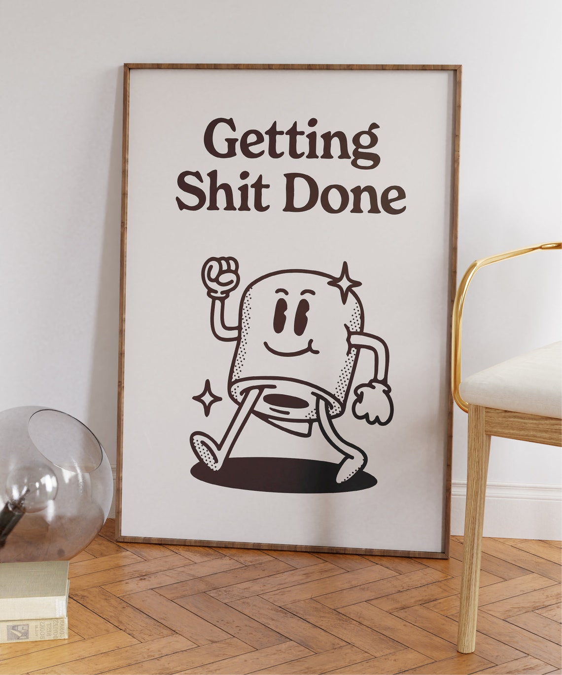 Get Shit Done Funny Office Poster Print - Image 5