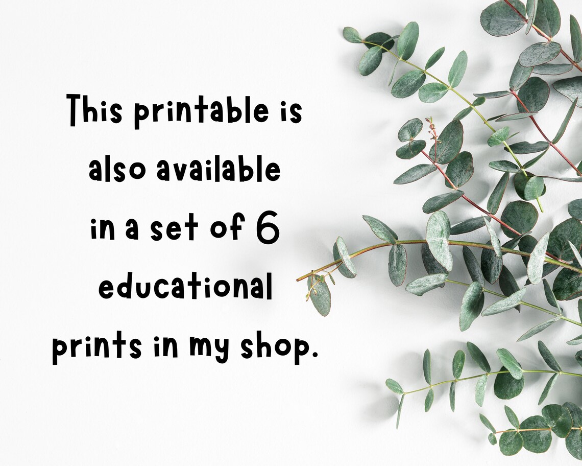 Hundreds Chart Educational Poster, Classroom Wall Art Print - Image 3